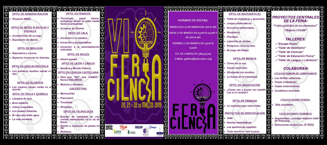 FeriaCiencia VI 2018 2019